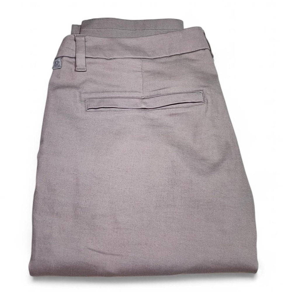 Lululemon Commission Pant Slim Oxford Gull Grey/White Men’s Size W34 L32 Golf - Picture 4 of 12